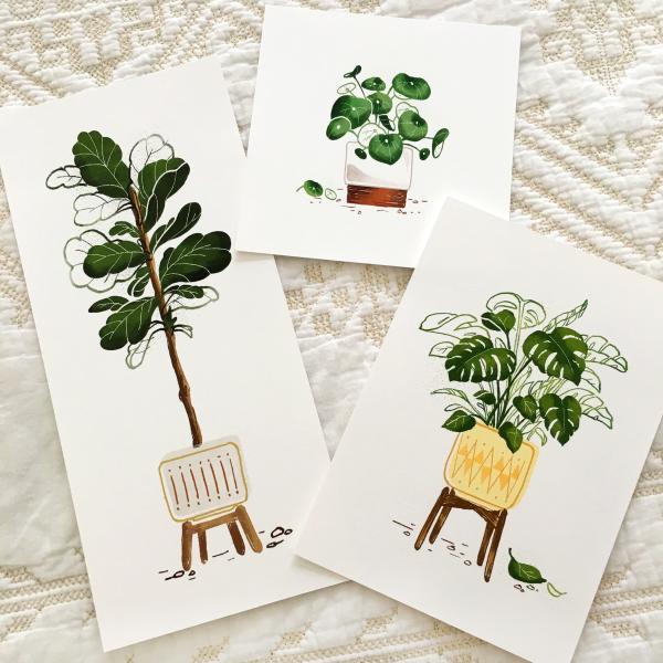 Plant Print Trio