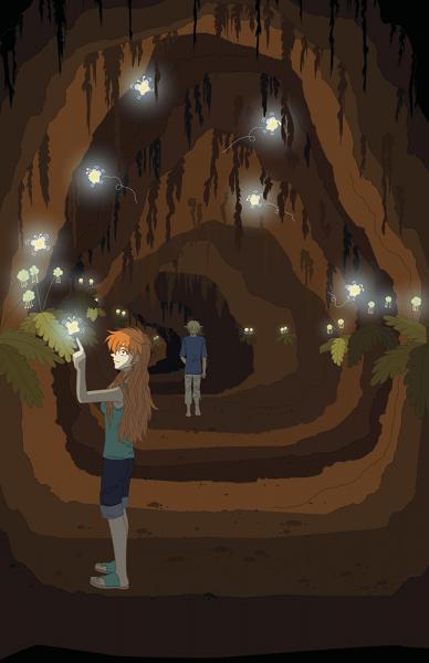 RyÅ« and Chase Cave Print