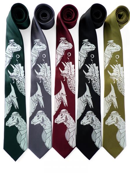 Gentlemen Dinosaurs Necktie picture