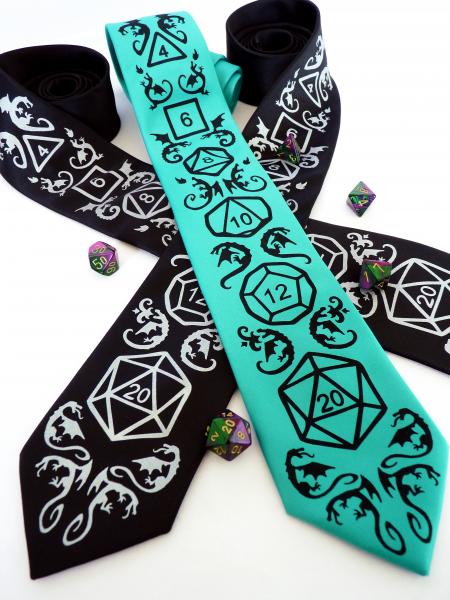 High Roller Dice and Dragons Necktie picture