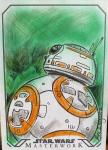 BB8 Masterworks Sketch Card (Topps Licensed Original)