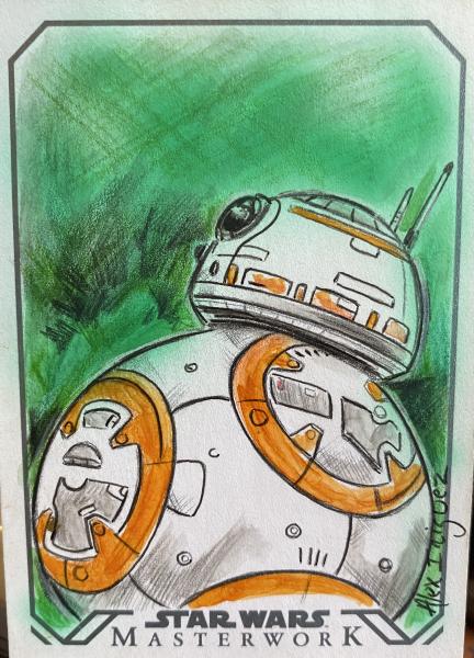 BB8 Masterworks Sketch Card (Topps Licensed Original) picture