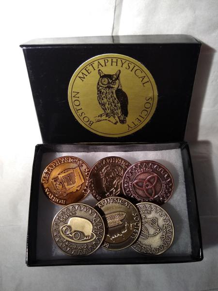 Boston Metaphysical Society Lapel Pin Set picture