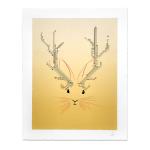 Techy Jackalope Art Print