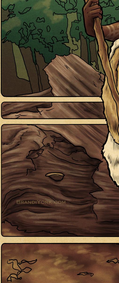 La Druide - The Druid - Print picture