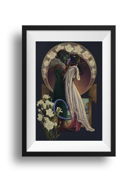 Critical Role - Can I Kiss You? - Fjord and Jester Print