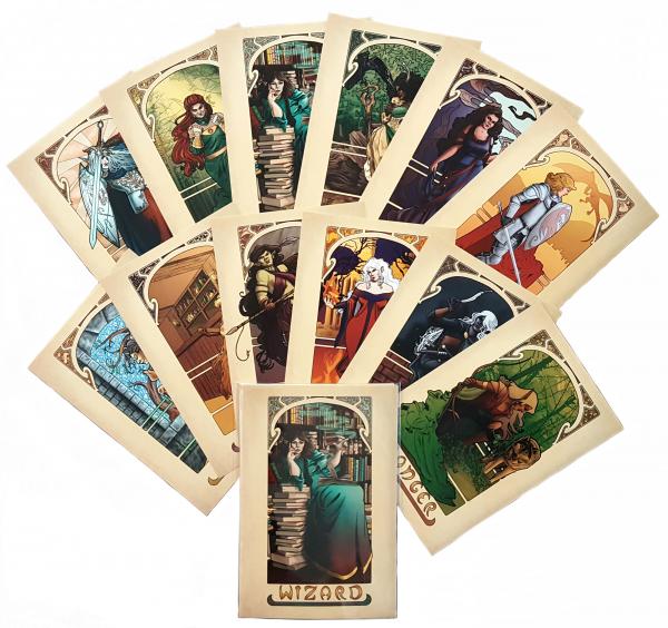 Tabletop Nouveau 12 Piece Mini Print Set