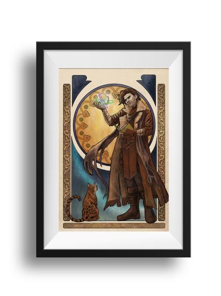 Critical Role - Of Cosmos and Consequences - Caleb Widowgast Print