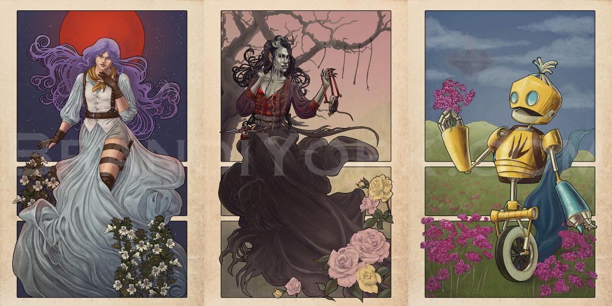 Critical Role - Bells Hells With Matthew Mercer 9 Piece Print Set picture