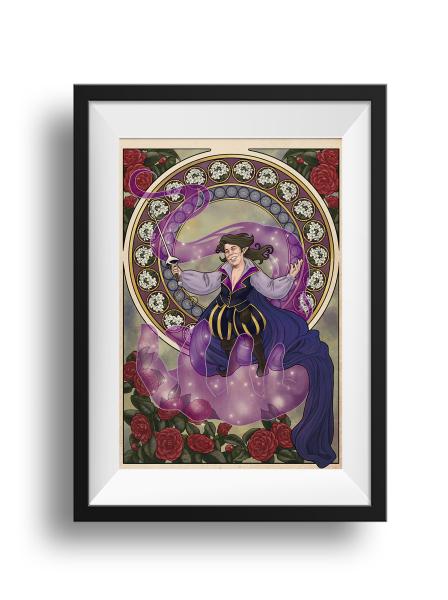 Critical Role - I Like To Keep People Guessing - Scanlan Shorthalt Print