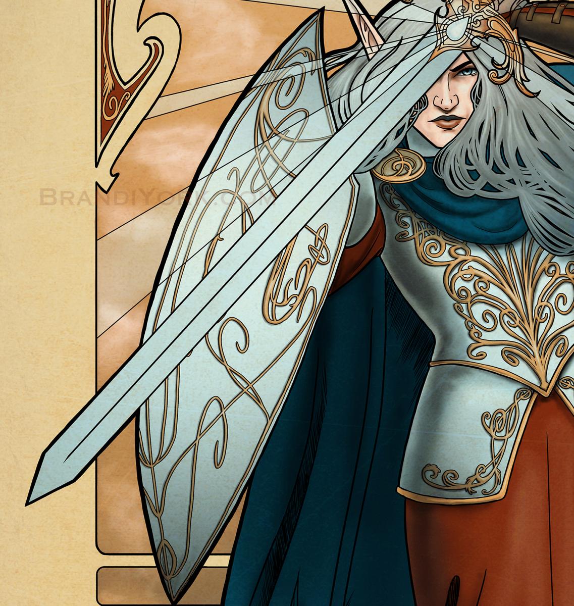 La Paladin - The Paladin - Print picture