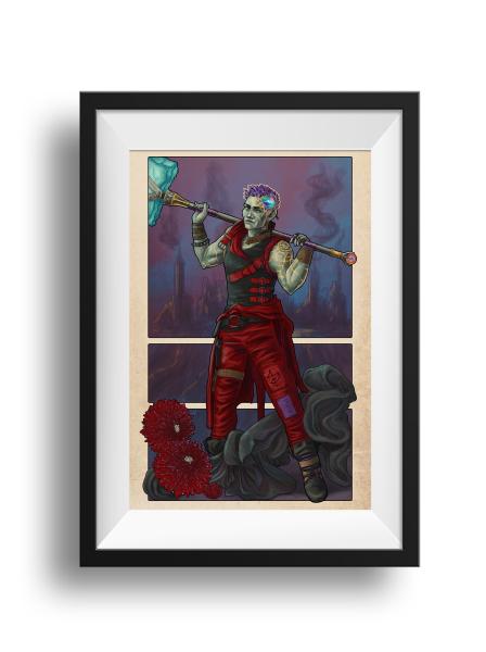 Critical Role - Stone Cold Punk - Ashton Print