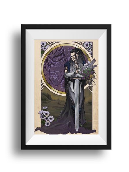 Critical Role - Forsaken - Yasha Print