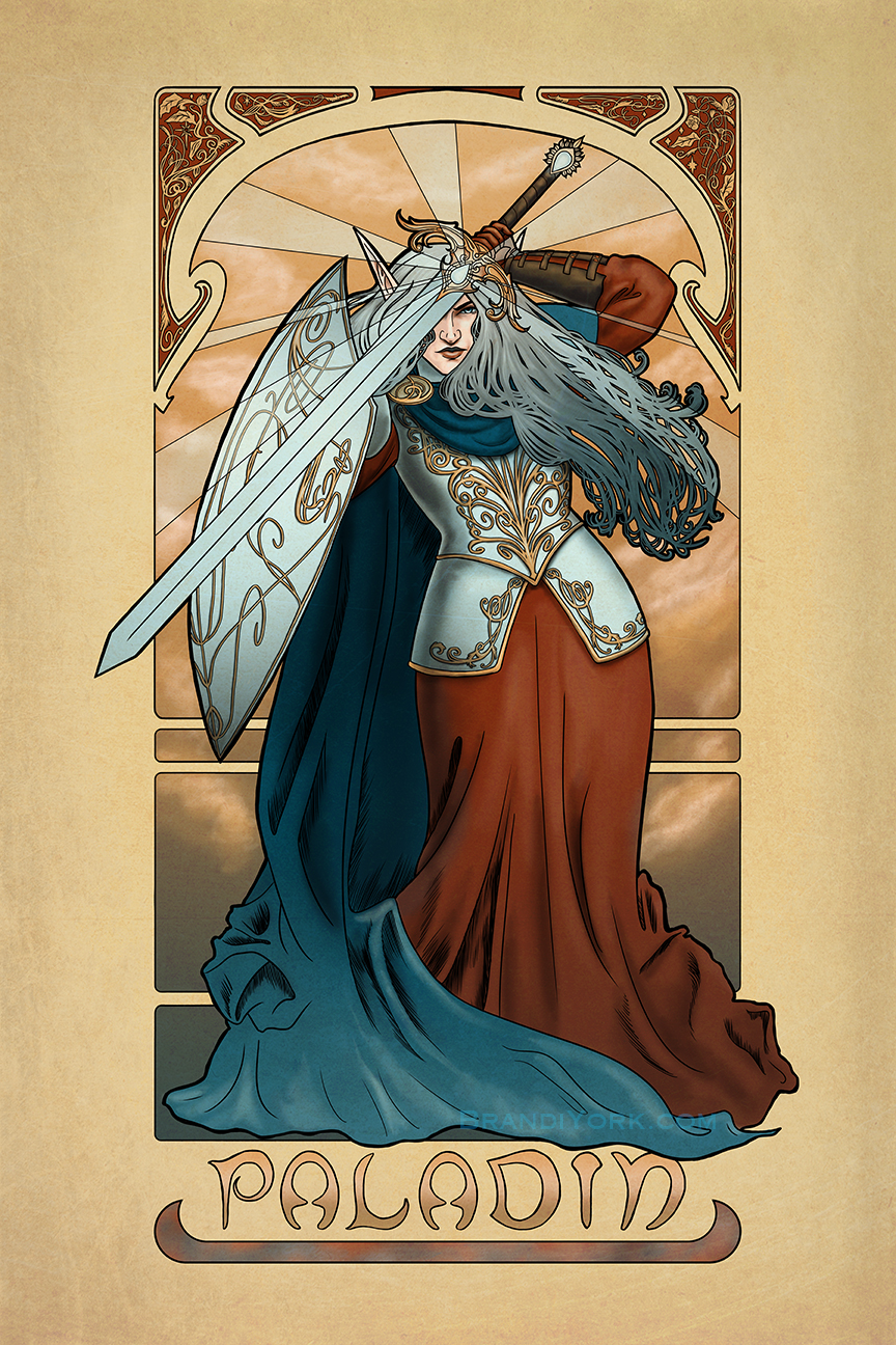 La Paladin - The Paladin - Print picture