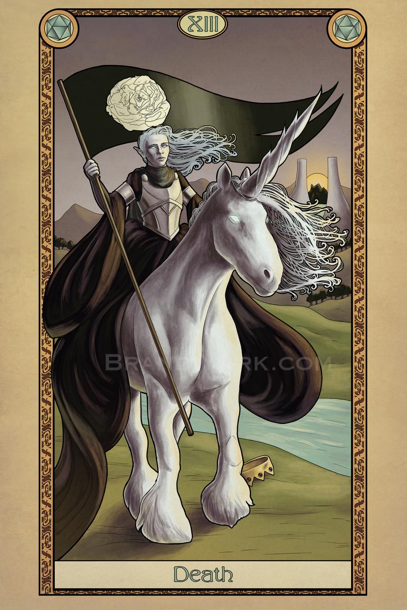 Tabletop Tarot - Death - Print picture