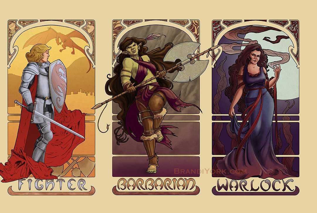 Tabletop Nouveau 12 Piece Mini Print Set picture