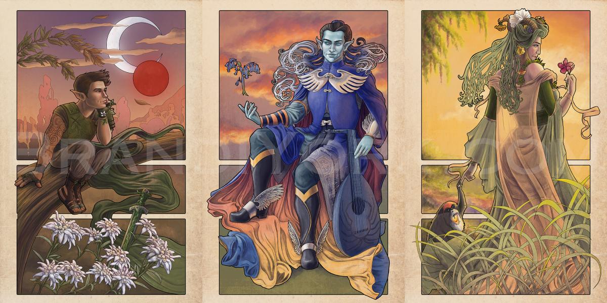 Critical Role - Bells Hells With Matthew Mercer 9 Piece Print Set picture