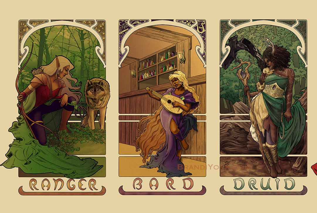 Tabletop Nouveau 12 Piece Mini Print Set picture