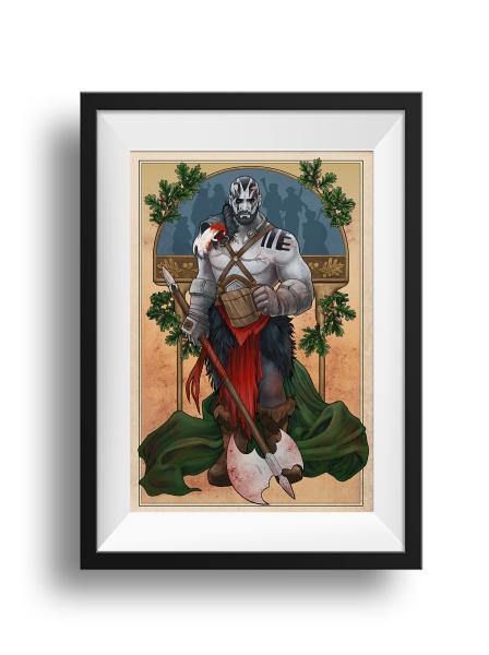 Critical Role - My Strength is in My Friends - Grog Strongjaw Print