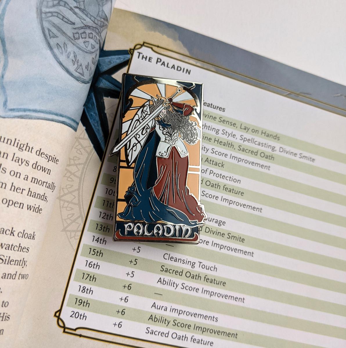 La Paladin - The Paladin Enamel Pin picture