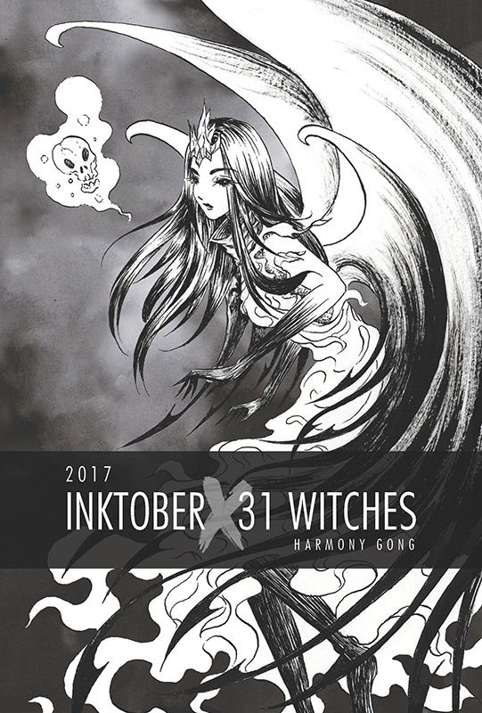 Inktober X 31 Witches 2017 Sketchbook