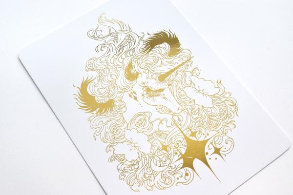 Gold Foil Unicorn picture