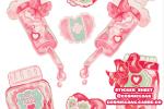 Sweet Prescription Stickersheet | Menhera