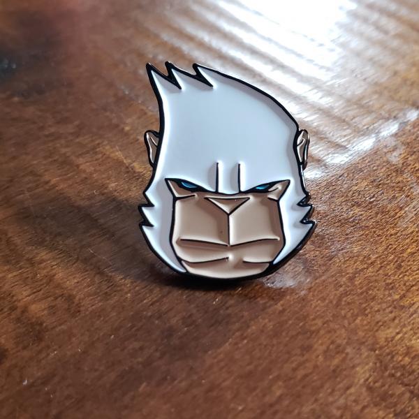 Pablo the Gorilla portrait enamel pin