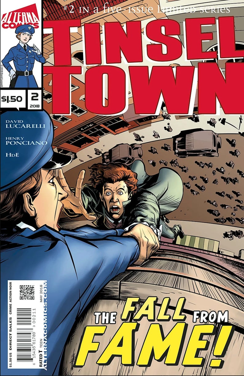 Tinseltown issues 1-5, plus It Came Out on a Wednesday #11 (signed) picture