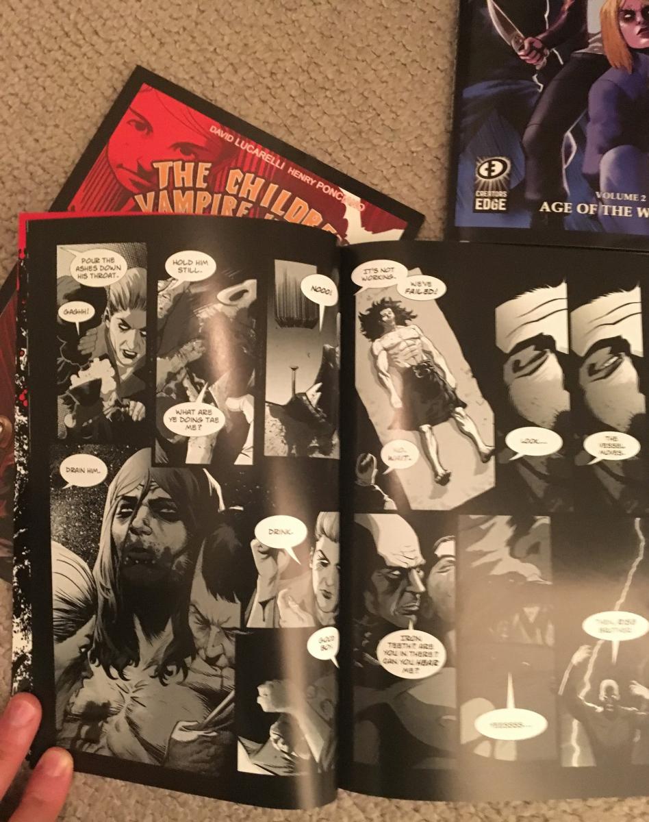 The Complete Children's Vampire Hunting Brigade Graphic Novel Triology (signed) picture