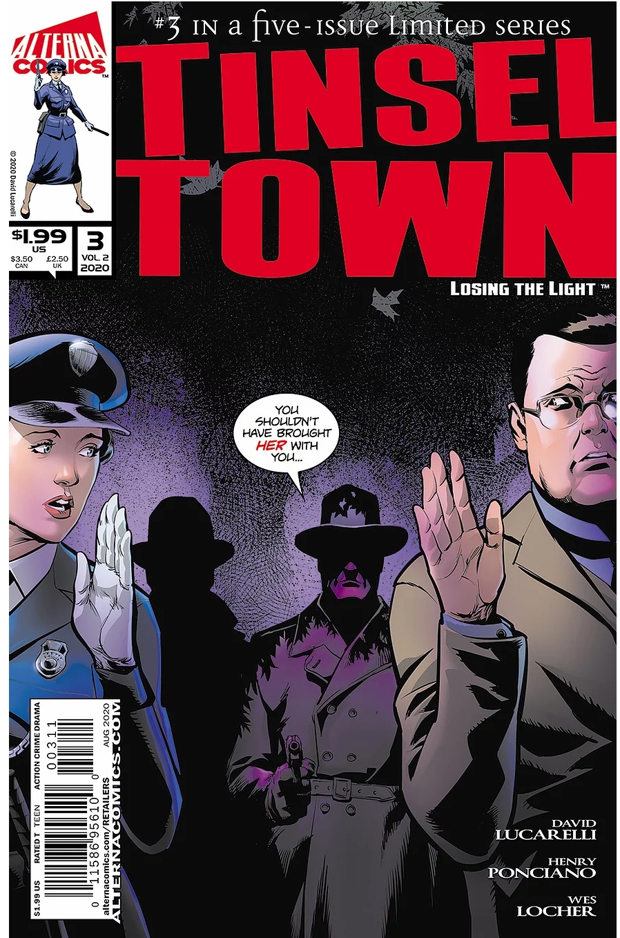 Tinseltown: Losing the Light #1-3 (signed) picture