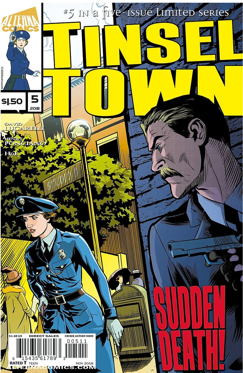 Tinseltown issues 1-5, plus It Came Out on a Wednesday #11 (signed) picture