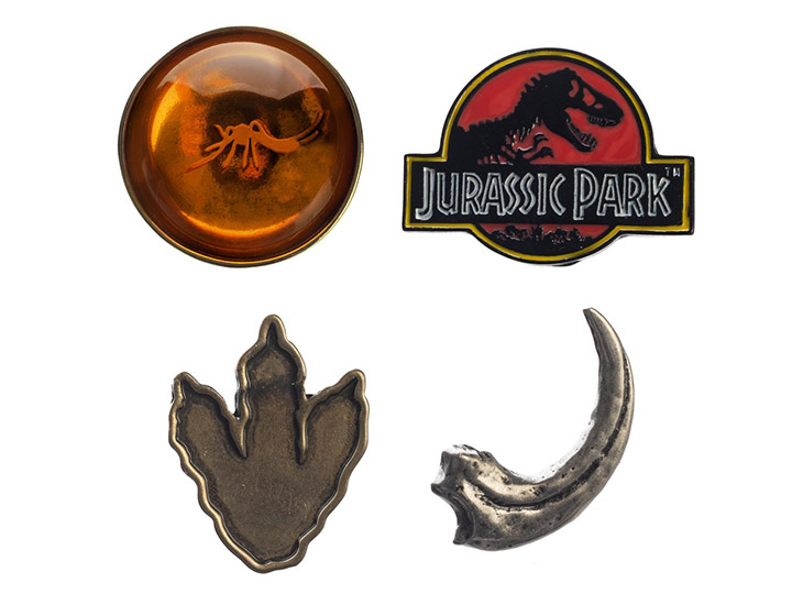 Jurassic Park 4 Pack Collector Pins