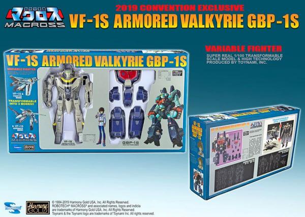 Macross 1/100 Scale Transformable VF-1S Armored Valkyrie GBP-1S Convention Exclusive picture