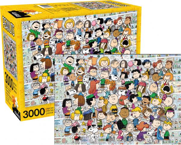 AQUARIUS Peanuts Cast Puzzle (3000 Piece Jigsaw Puzzle) - Officially Licensed Peanuts Merchandise & Collectibles - Glare Free