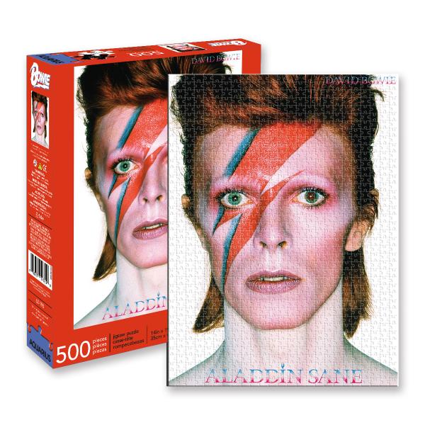 AQUARIUS David Bowie Puzzle (500 Piece Jigsaw Puzzle) - Officially Licensed Peanuts Merchandise & Collectibles - Aladdin Sane