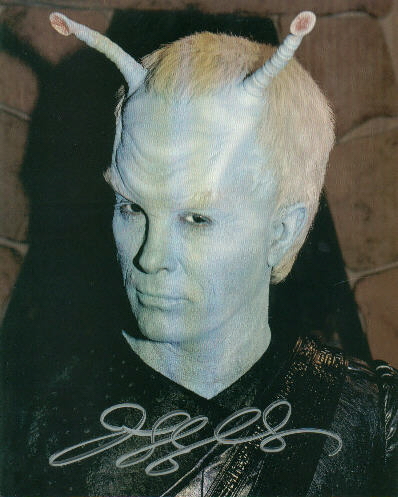 Jeffrey Combs 8in x 10in AUTOGRAPH Photo as Weyoun from Deep Space Nine