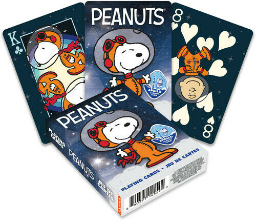 Peanuts Snoopy In Space Apollo Launch Team - PLAYING CARDS COLLECTIBLE NIP