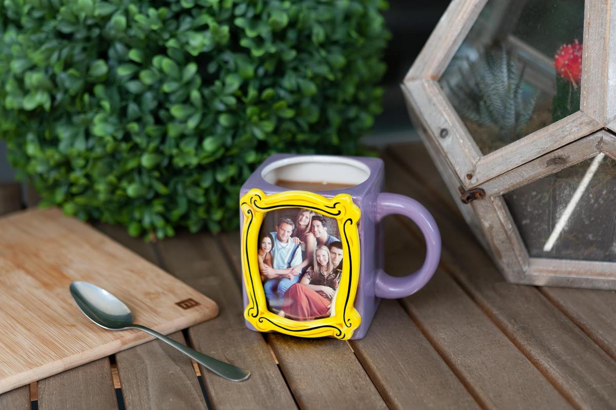 Friends Group In Frame 20oz Sculpted Ceramic Mug picture