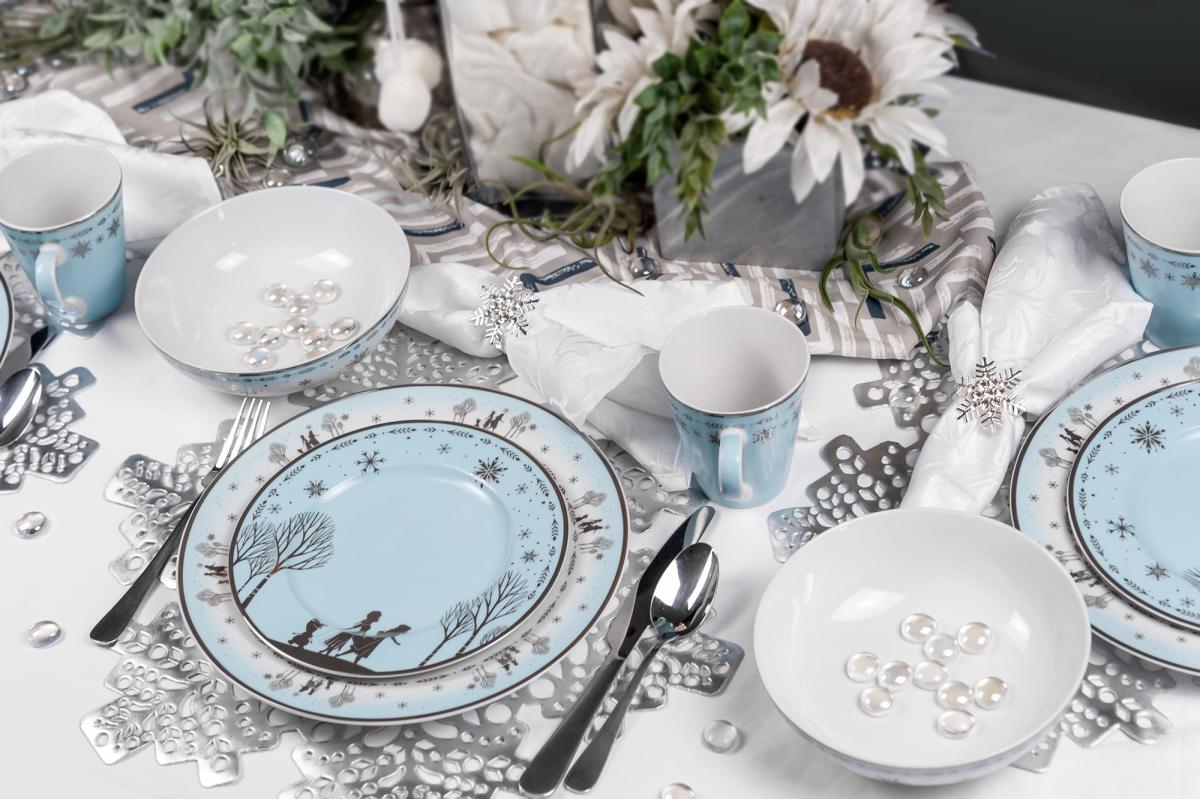 Frozen 2 Themed 16 Piece Ceramic Dinnerware Set picture