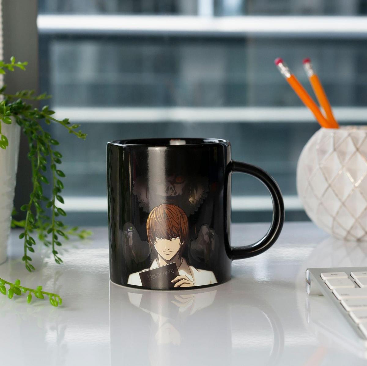 Death Note Light Yagami/ Ryuk Heat Changing 16oz Ceramic Mug picture