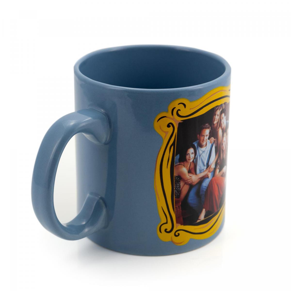 Friends Group In Frame 20oz Blue Ceramic Mug picture