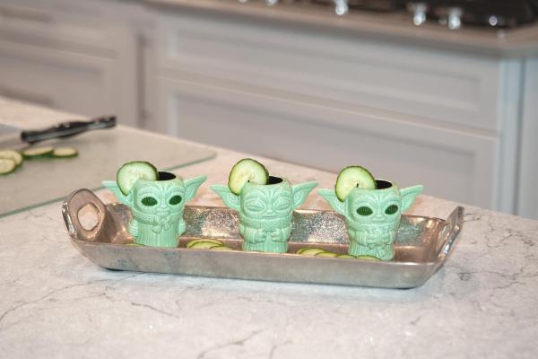 Geeki Tikis Star Wars Mandalorian The Child Mini Muglets | Set of 3 | 2.5 Ounces picture