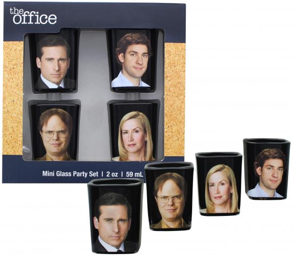 The Office Character Shot Glass Set of 4 picture