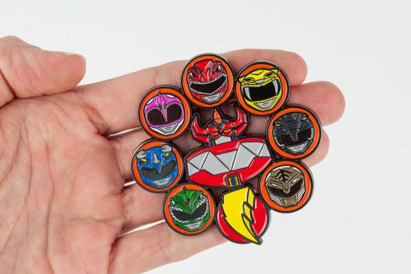 Power Rangers Dino Fury Exclusive Deluxe Enamel Pin picture