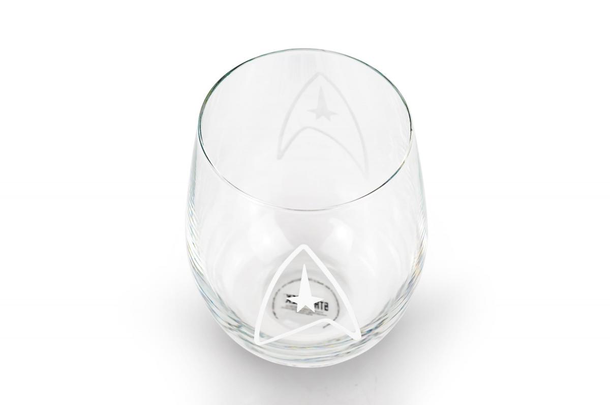 Star Trek 20oz Stemless Wine Glass | Command picture
