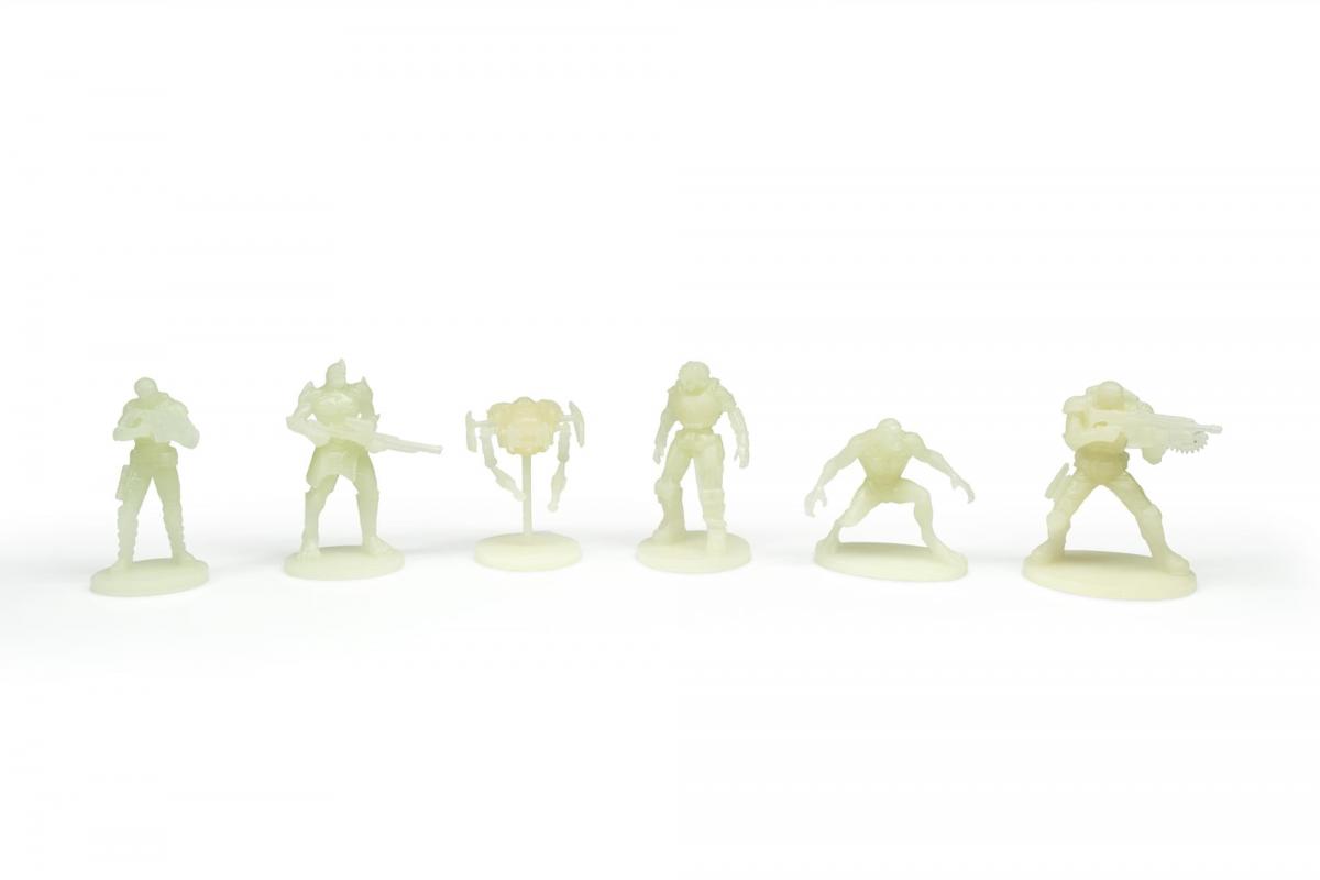 Gears of War Nanoforce Figure Collection | 6 Pack | GITD picture