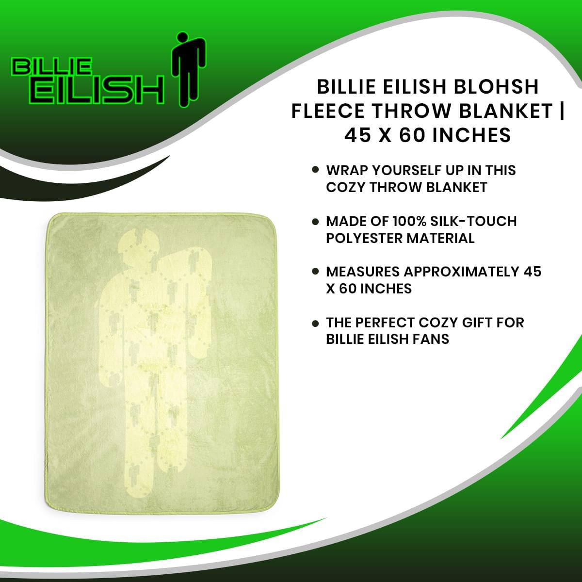 Billie Eilish Blohsh 45 x 60 Inch Throw Blanket picture