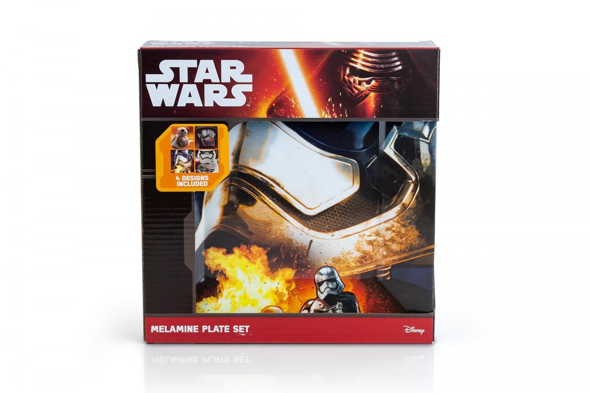 Star Wars Melamine Plate Set, 4 Pieces picture