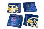 Captain Marvel Celestial Goose 4 Piece Melamine Plate Set